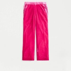 J. Crew Pink Velvet Pants